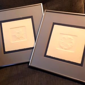 Artwork embossed seashells